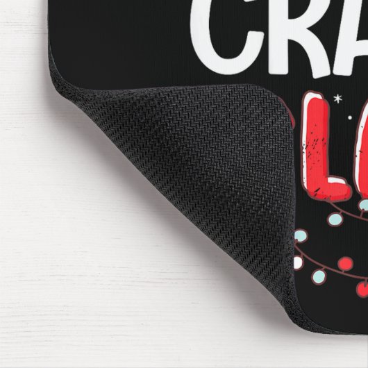 Crafty Santa Claus Christmas Matching Costume  Mousepad (Ecke)