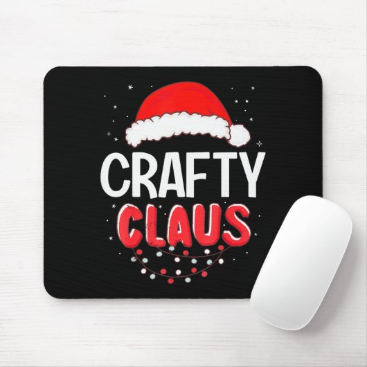 Crafty Santa Claus Christmas Matching Costume  Mousepad (Mit Mouse)