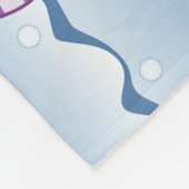 Crafty Snowman Knitting Scarf Fleecedecke (Ecke)