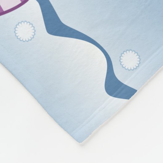 Crafty Snowman Knitting Scarf Fleecedecke (Ecke)