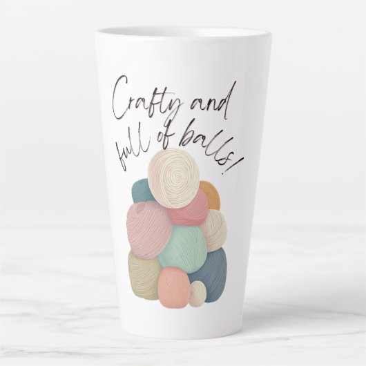 Crafty und voll von Balls | Spezielle Tasse (Vorderseite)