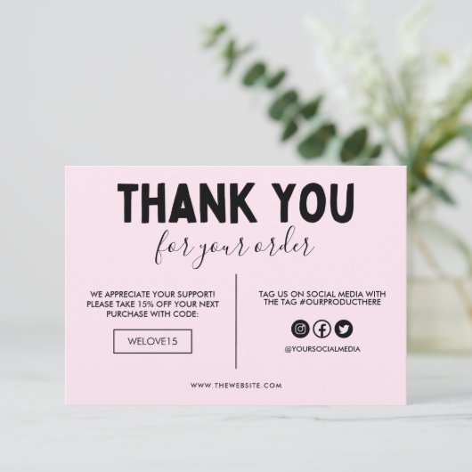 Crafty Vielen Dank, Media Insert (Stehend Vorderseite)