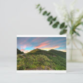 Craggy Pinnacle Sunset Postkarte (Stehend Vorderseite)