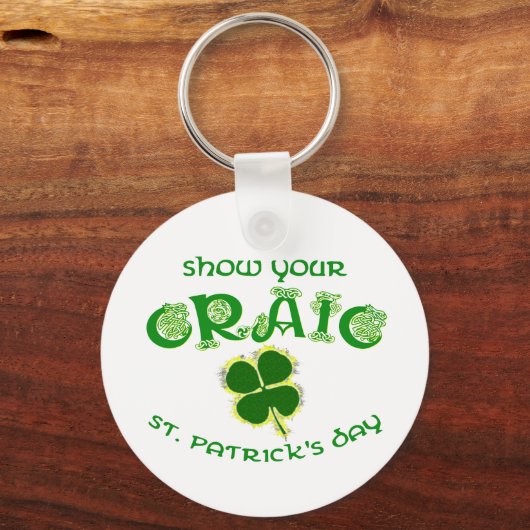 Craic anzeigen schlüsselanhänger (Vorderseite)