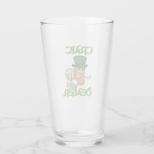 Craic Dealer Bierglas Glas (Rückseite)