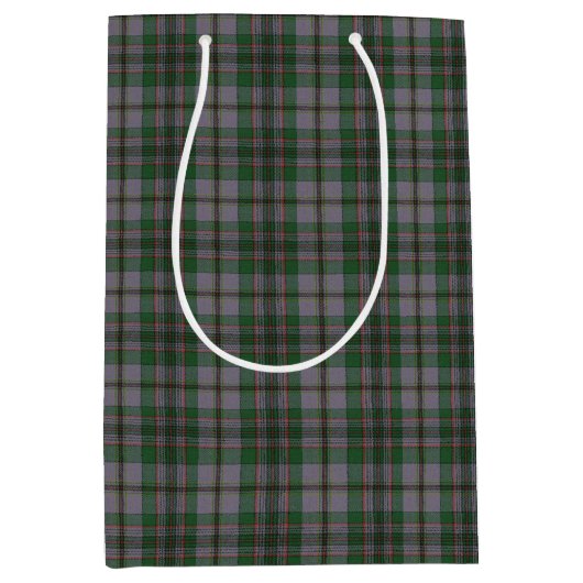 Craig Ancient Original Scottish Tartan Mittlere Geschenktüte (Vorderseite)