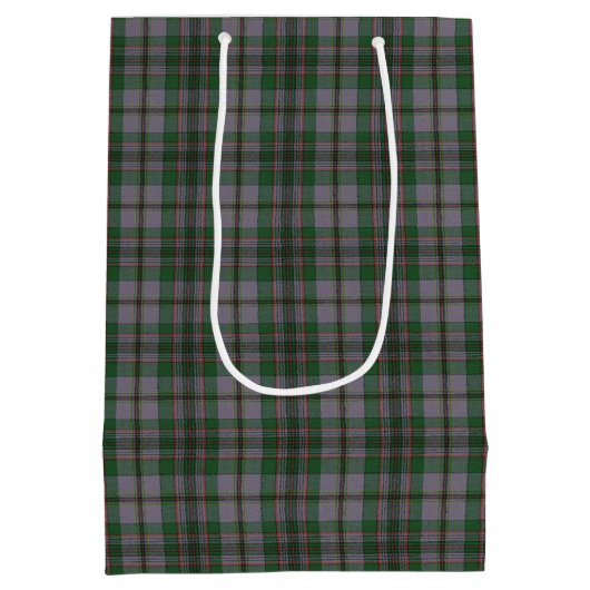 Craig Ancient Original Scottish Tartan Mittlere Geschenktüte (Rückseite)
