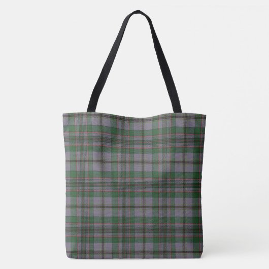 Craig Ancient Scottish Clan Tartan Tote Bag Tasche (Rückseite)