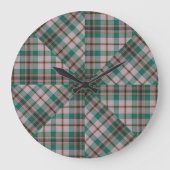 CRAIG ANCIENT TARTAN GROßE WANDUHR (Vorderseite)