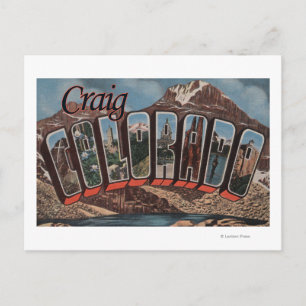 Craig, ColoradoGroße BriefszenenCraig, CO Postkarte