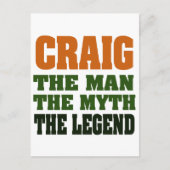 Craig - der Mann, der Mythos, die Legende Postkarte (Vorderseite)