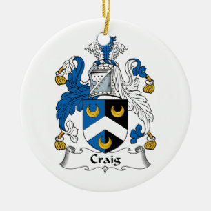 Craig-Familienwappen Keramik Ornament