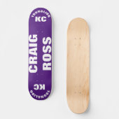 CRAIG ROSS Skateboard, 7¾ Zoll Deck Skateboard (Vorderseite)