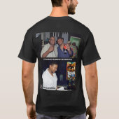 CRAIG ROSS. / TST. Basic Dunkles T-Shirt (Rückseite)