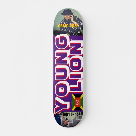 CRAIG ROSS YOUNG LION 7 3/4" Skateboard Deck (Vorne)