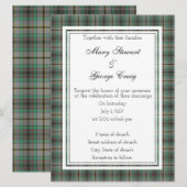 Craig Scottish Wedding Einladung (Vorne/Hinten)
