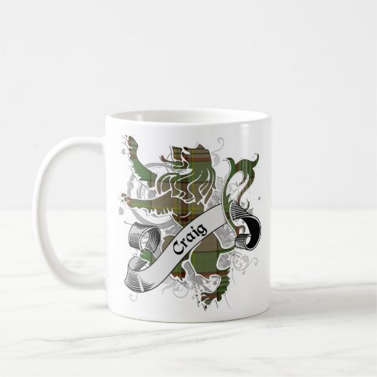Craig Tartan Lion Kaffeetasse (Links)