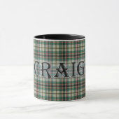 Craig Tartan mit Nachname Tasse (Zentrum)