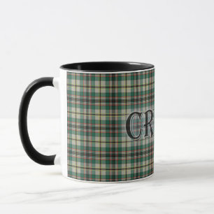 Craig Tartan mit Nachname Tasse