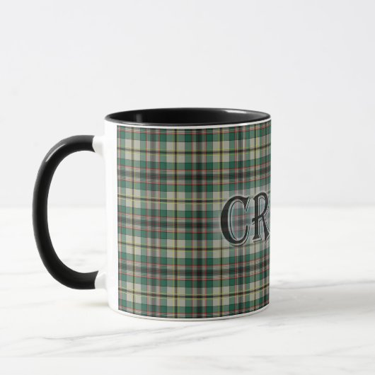 Craig Tartan mit Nachname Tasse (Links)
