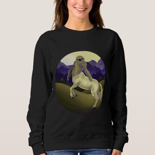 Craig The Sloth Taur Olive Theme Sweatshirt (Vorderseite)