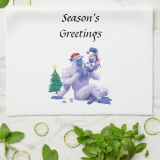 Craig und Ellie Weihnachtsküchentücher Geschirrtuch