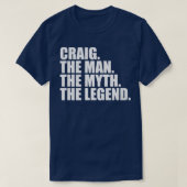 CraigCraig Familienname Craig Nachname Craig Surna T-Shirt (Design vorne)