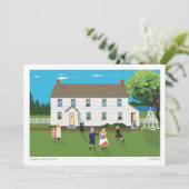 Craigflower Schoolhouse Feiertagskarte (Stehend Vorderseite)