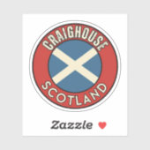 Craighouse, Schottland Aufkleber (Blatt)
