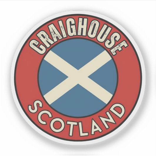 Craighouse, Schottland Aufkleber (Vorderseite)