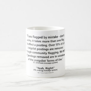 Craigslist TOU #2 Kaffee-Tasse Kaffeetasse