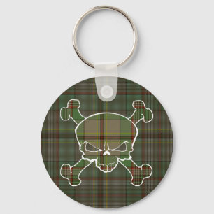 Craigtartan-Schädel kein Fahnen-Schlüsselring Schlüsselanhänger