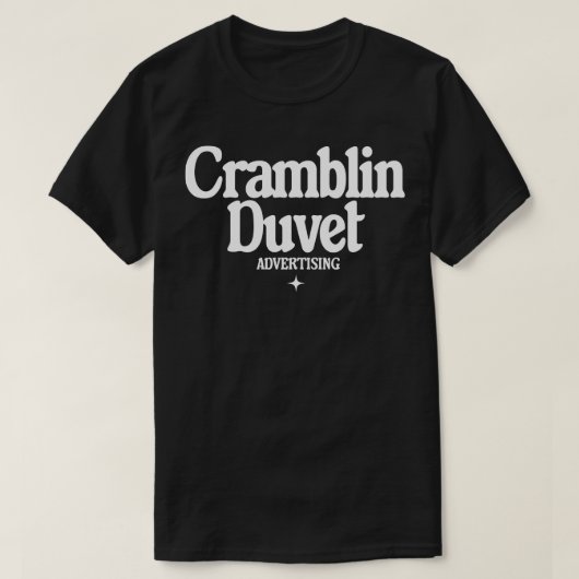 Cramblin Duvet Werbedetwer T-Shirt (Design vorne)