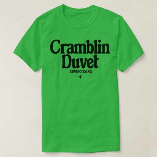 Cramblin Duvet Werbung T-Shirt (Design vorne)