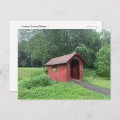 Cramers Covered Bridge Postkarte (Vorne/Hinten)