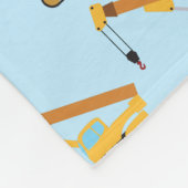 Cranbau Truck Baby Individuelle Name Fleecedecke (Ecke)