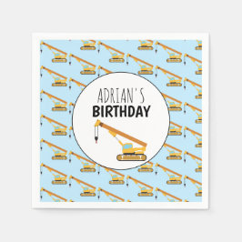 Cranbau Truck Boy Birthday Party Serviette