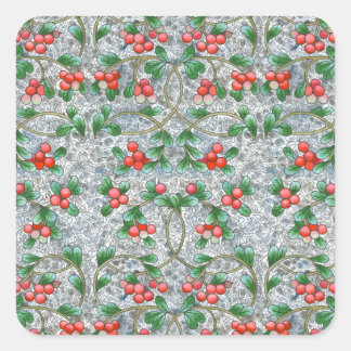 Cranberries2 Quadratischer Aufkleber