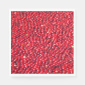 Cranberries Festivals Red Serviette (Vorderseite)