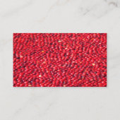 Cranberries Festivals Red Visitenkarte (Rückseite)