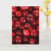 Cranberries Karte (Gelbe Blume)