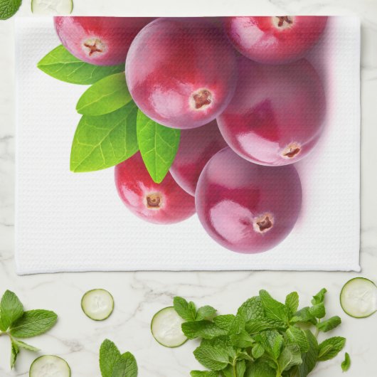 Cranberries Küchentuch (Gefaltet)