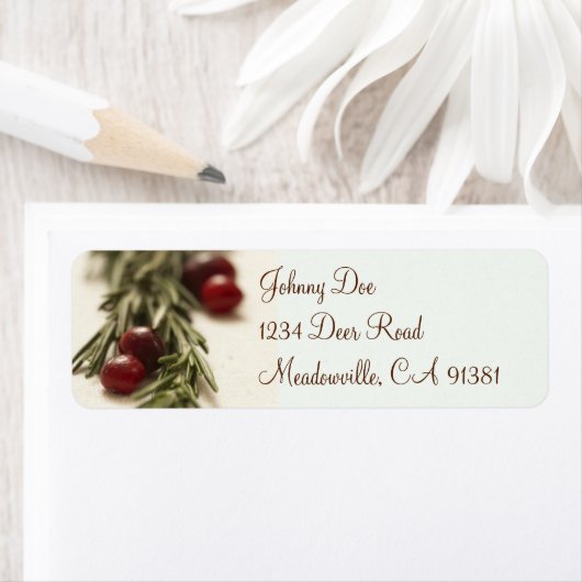 Cranberries & Rosemary Label (Insitu)