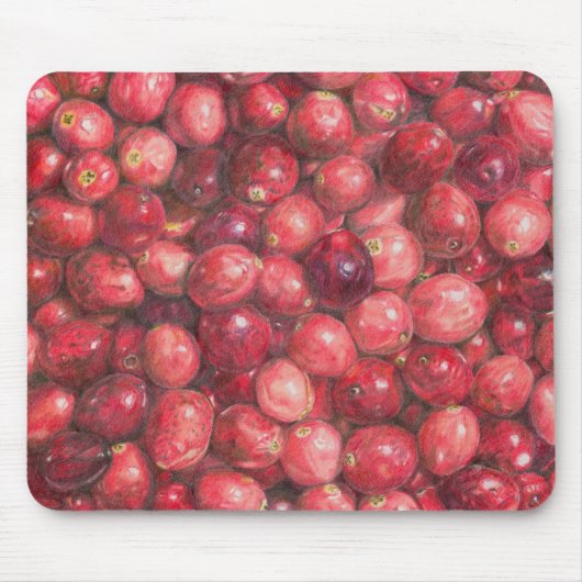Cranberries Still-Leben Mousepad (Vorne)