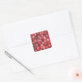 Cranberries Stillleben Quadratischer Aufkleber (Umschlag)