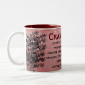 Cranberries-Tasse Zweifarbige Tasse (Links)
