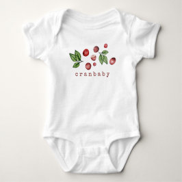 Cranberry Baby Bodysuit Wassercolor Baby Strampler