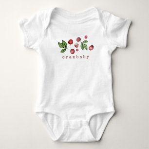 Cranberry Baby Bodysuit Wassercolor Strampler