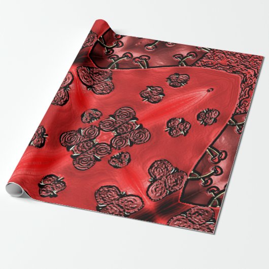 Cranberry Basar Geschenkpapier (Ungerollt)