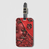 Cranberry Bazaar Gepäckanhänger (Vorderseite Vertikal)